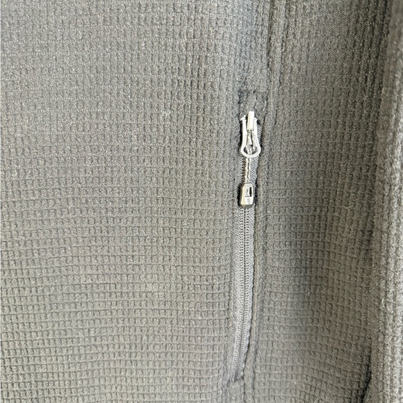 Free country fleece zip up jacket black size large preowned - Picture 3 of 7